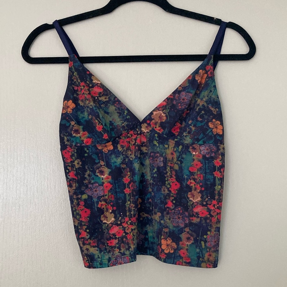 Natural Life Floral Multicolor Boho Cami